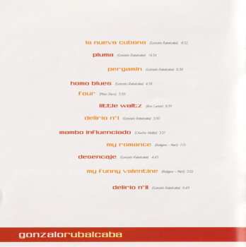 CD Gonzalo Rubalcaba: Straight Ahead