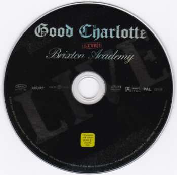 DVD Good Charlotte: Live At Brixton Academy