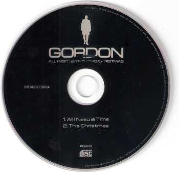 CD Gordon: All I Need Is Time / This Christmas