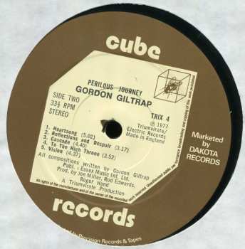 LP Gordon Giltrap: Perilous Journey