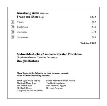 CD Südwestdeutsches Kammerorchester: British Music For Strings IV