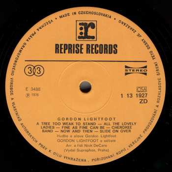 LP Gordon Lightfoot: Gordon Lightfoot