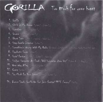 CD Gorilla: Too Much For Your Heart