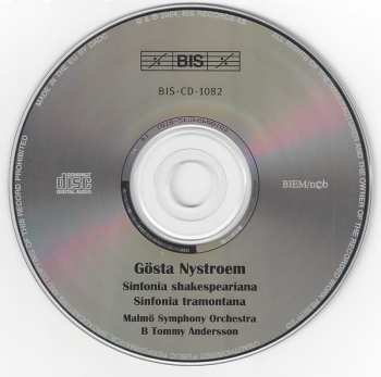 CD Malmö Symphony Orchestra: Sinfonia Shakespeariana / Sinfonia Tramontana