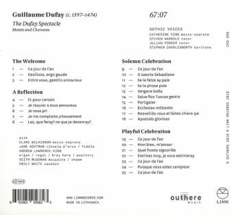 CD Gothic Voices: The Dufay Spectacle