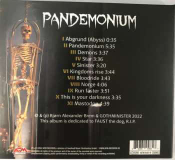 CD Gothminister: Pandemonium