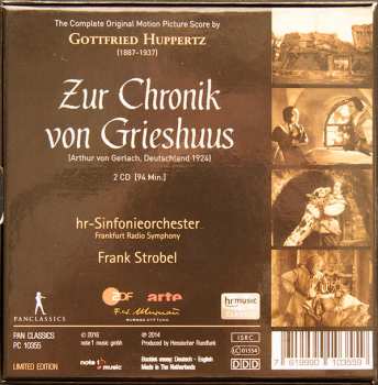 2CD Frank Strobel: Zur Chronik Von Grieshuus (The Complete Original Motion Picture Score)