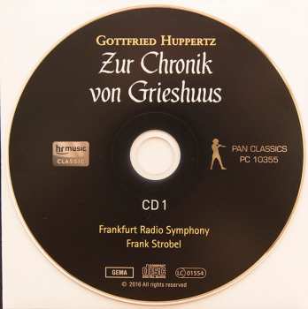 2CD Frank Strobel: Zur Chronik Von Grieshuus (The Complete Original Motion Picture Score)
