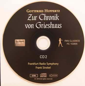 2CD Frank Strobel: Zur Chronik Von Grieshuus (The Complete Original Motion Picture Score)