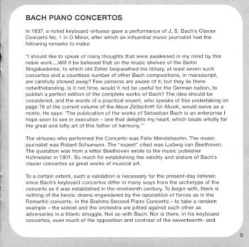 CD Johann Sebastian Bach: Piano Concertos Nos. 1, 4 & 5