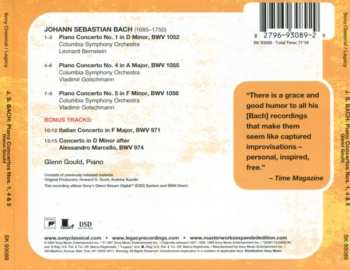 CD Johann Sebastian Bach: Piano Concertos Nos. 1, 4 & 5