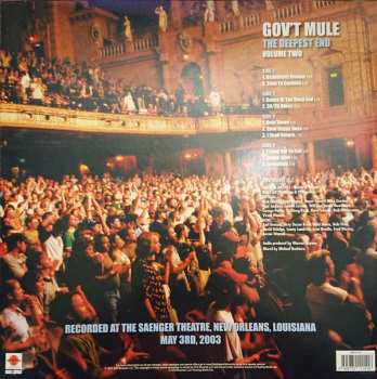 2LP Gov't Mule: The Deepest End - Volume Two CLR
