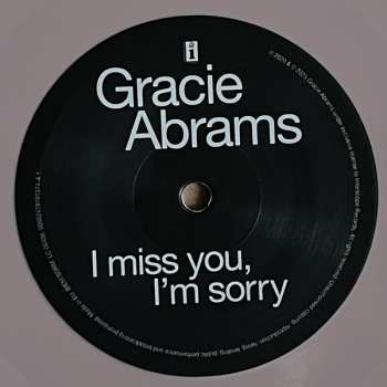 SP Gracie Abrams: I Miss You, I'm Sorry / I Love You, I'm Sorry CLR
