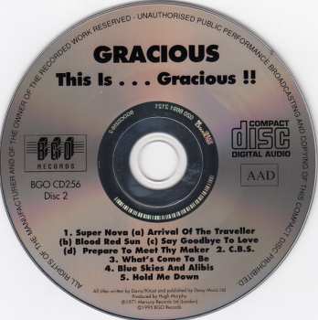 2CD Gracious: Gracious ! /  This Is . . . Gracious !!