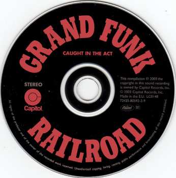 CD Grand Funk Railroad: Caught In The Act