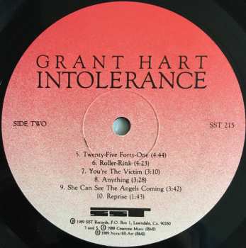 LP Grant Hart: Intolerance