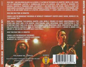 2CD The Grateful Dead: Berkeley Community Center 1971