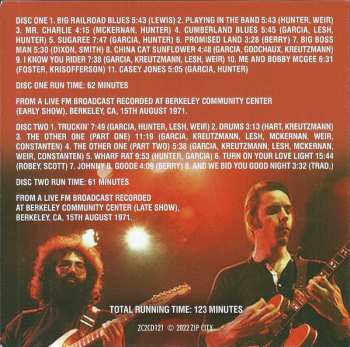 2CD The Grateful Dead: Berkeley Community Center 1971