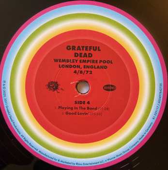 5LP/Box Set The Grateful Dead: Wembley Empire Pool, London, England 4/8/72 LTD