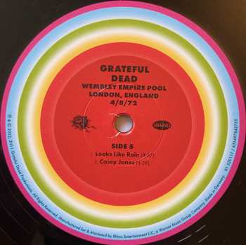 5LP/Box Set The Grateful Dead: Wembley Empire Pool, London, England 4/8/72 LTD