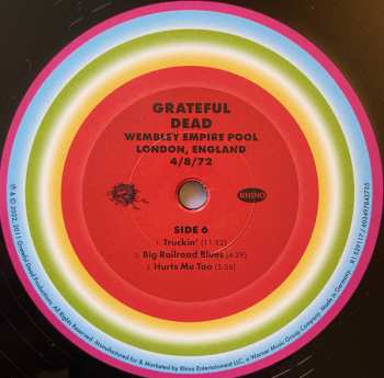 5LP/Box Set The Grateful Dead: Wembley Empire Pool, London, England 4/8/72 LTD