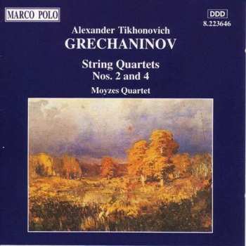 CD Grechaninov / Mayzes Quartet: String Quartets 2 & 4