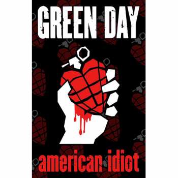 Merch Green Day: Textile Poster American Idiot