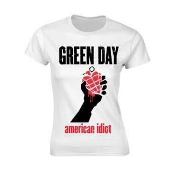 Merch Green Day: T-shirt Women's American Idiot Heart (white)
