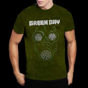 Merch Green Day: T-shirt Gas Mask 