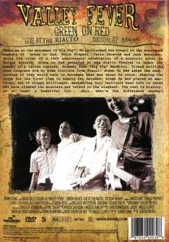 DVD Green On Red: Valley Fever (Live At The Rialto, Tucson, AZ 9/04/05)