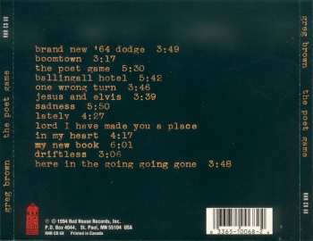 CD Greg Brown: The Poet Game