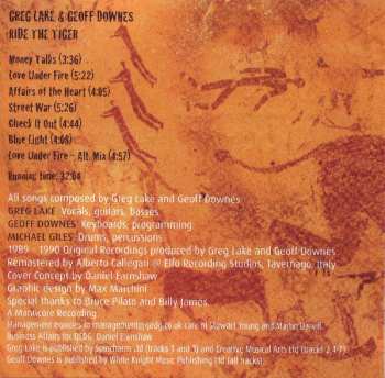 CD Greg Lake: Ride The Tiger