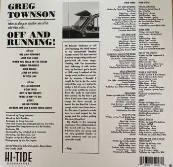LP Greg Townson: Off And Running