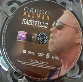 DVD Gregg Allman: Live On Stage In Nashville 1988