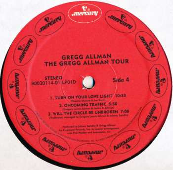 2LP Gregg Allman: The Gregg Allman Tour  LTD