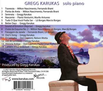 CD Gregg Karukas: Serenata (Piano Impressions Of Milton Nascimento Clube Da Esquina And Dori Caymmi)