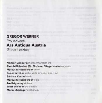 CD Ars Antiqua Austria: Pro Adventu