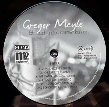 LP Gregor Meyle: Hätt Auch Anders Kommen Können