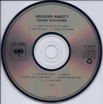CD Gregory Abbott: Shake You Down