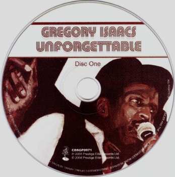 CD Gregory Isaacs: Unforgettable