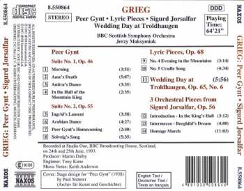 CD Edvard Grieg: Peer Gynt Suites Nos. 1 & 2 • Lyric Pieces • Sigurd Jorsalfar • Wedding Day At Troldhaugen  