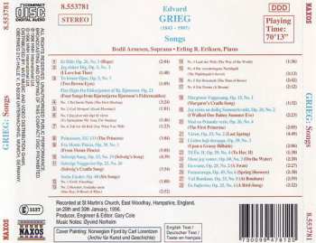CD Edvard Grieg: Songs