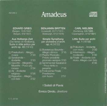 CD Edvard Grieg: Grieg: Aus Holbergs Zeit, Britten: Simple Symphony, Nielsen: Little Suite