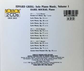 3CD Edvard Grieg: Solo Piano Music Vol. 1