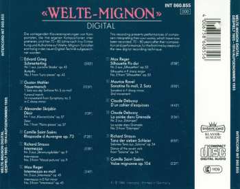 CD Edvard Grieg: Welte-Mignon Digital: Gespielt 1905-1914 / Aufgenommen 1985