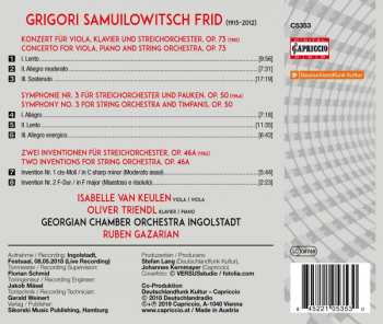 CD Isabelle Van Keulen: Symphony No. 3, Double Concerto, Inventions