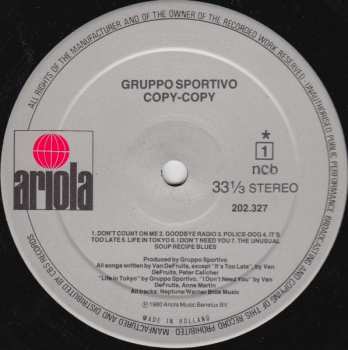 LP Gruppo Sportivo: Copy Copy