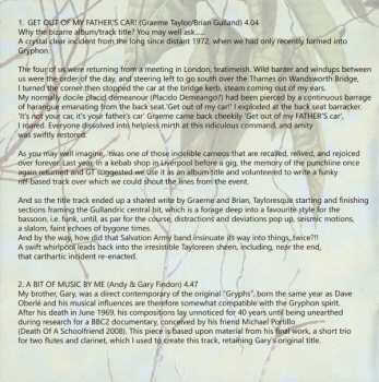 CD Gryphon: Get Out Of My Father's Car! DIGI