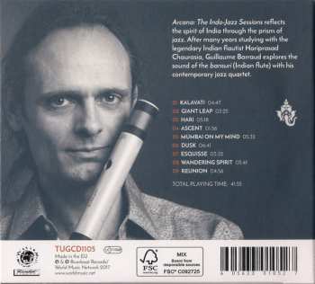 CD Guillaume Barraud Quartet: Arcana : The Indo-Jazz Sessions