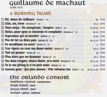 CD Guillaume de Machaut: A Burning Heart